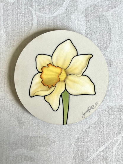 Kylskåpsmagnet - Påsklilja