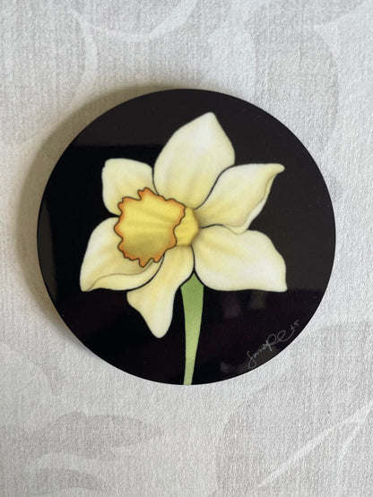 Kylskåpsmagnet - Påsklilja