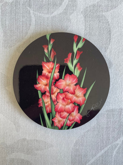 Kylskåpsmagnet - Gladiolus